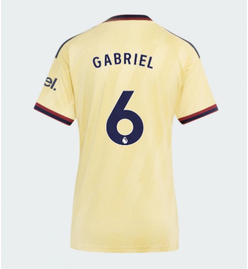 Arsenal Gabriel Magalhaes #6 Tredjedrakt Dame 2026-27 Korte ermer Arsenal Gabriel Magalhaes #6 Tredjedrakt Dame 2026-27 Korte ermer